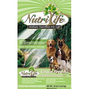 Nutri Life Grain Free Chicken Dog Food nutri life, grain free, chicken, Dry, dog food, dog